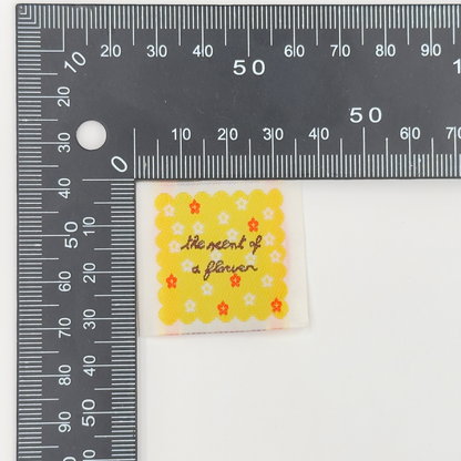 Scent of Flower Woven Labels