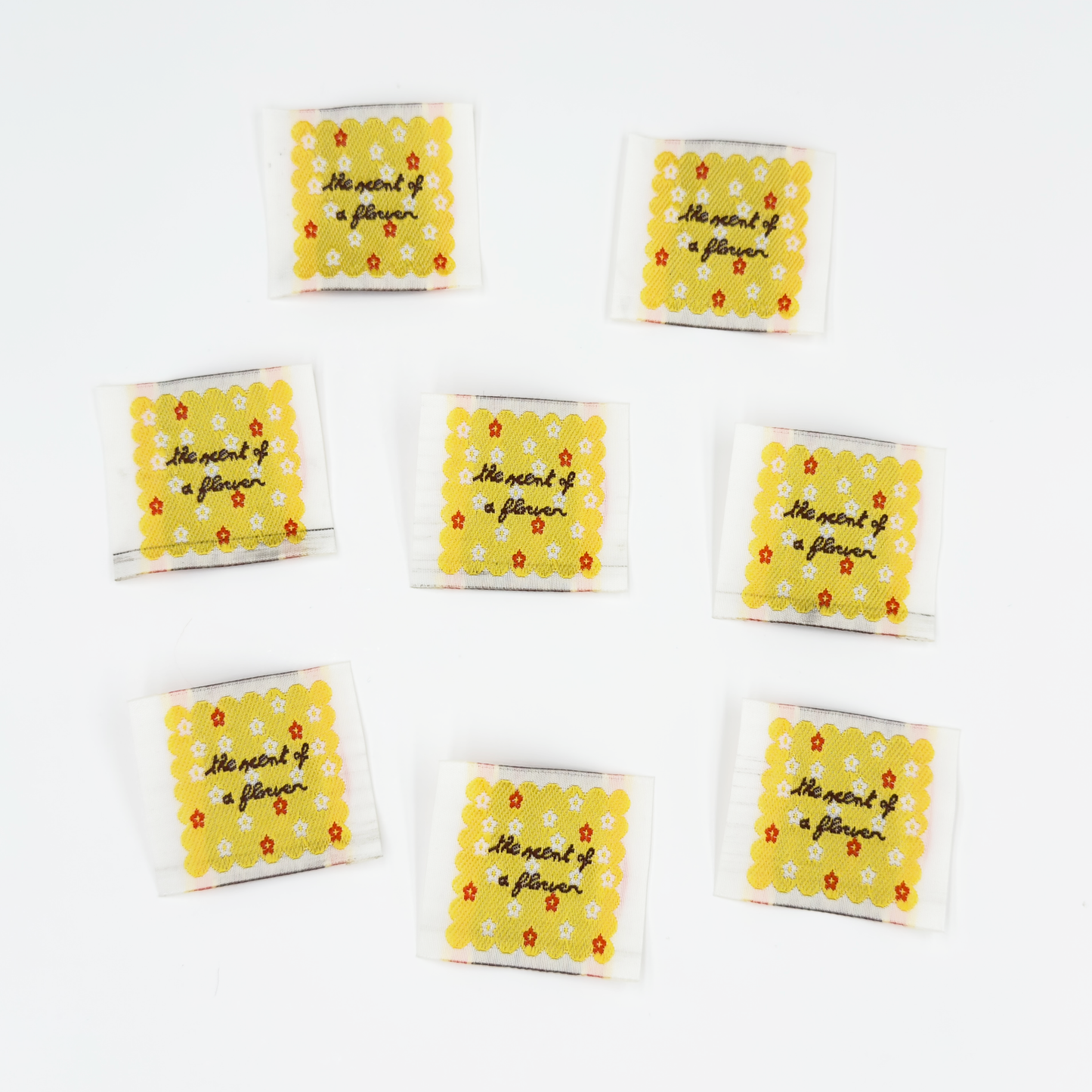Scent of Flower Woven Labels