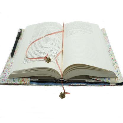 Blurry Garden Fabric Book Cover
