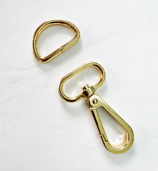 1"-wide Brass Hardware Kit