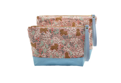 Happy Puppy Zipper Bag, Make-Up Bag