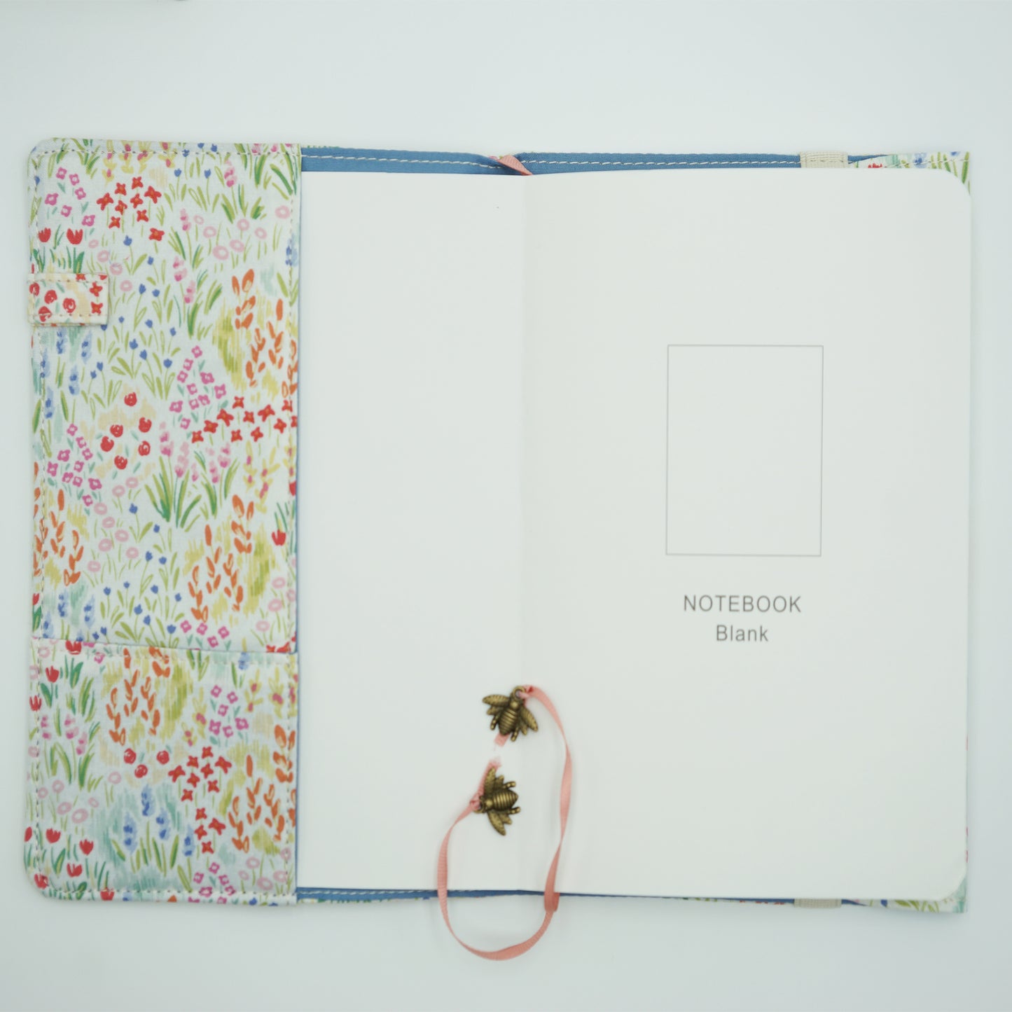 Blurry Garden Fabric Book Cover