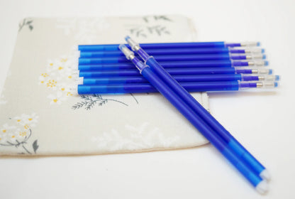 High Temperature Disappearing Blue Ink Marking Pen 10 PCS