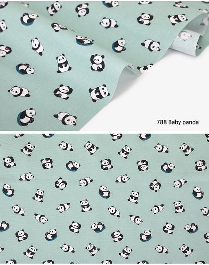 100% Cotton 20C Baby Panda 42" Wide