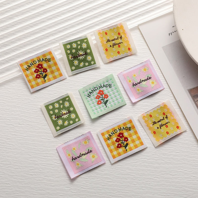 Scent of Flower Woven Labels