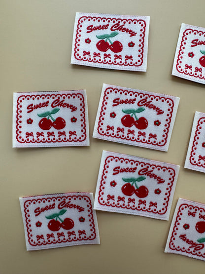 Sweet Cherry Woven Labels