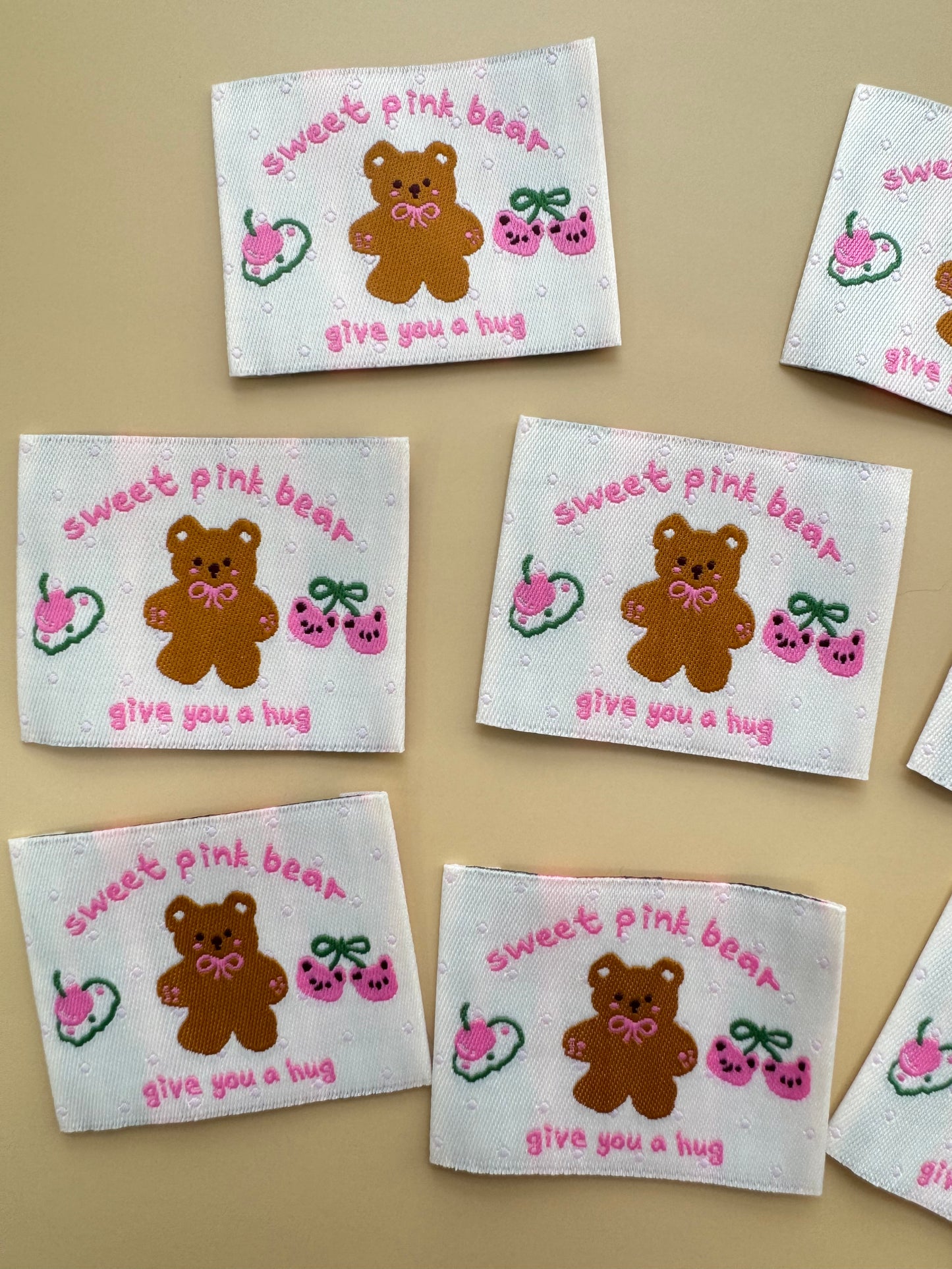 Sweet Bear Woven Labels