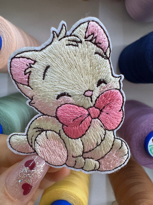 Cat with Bow Patch