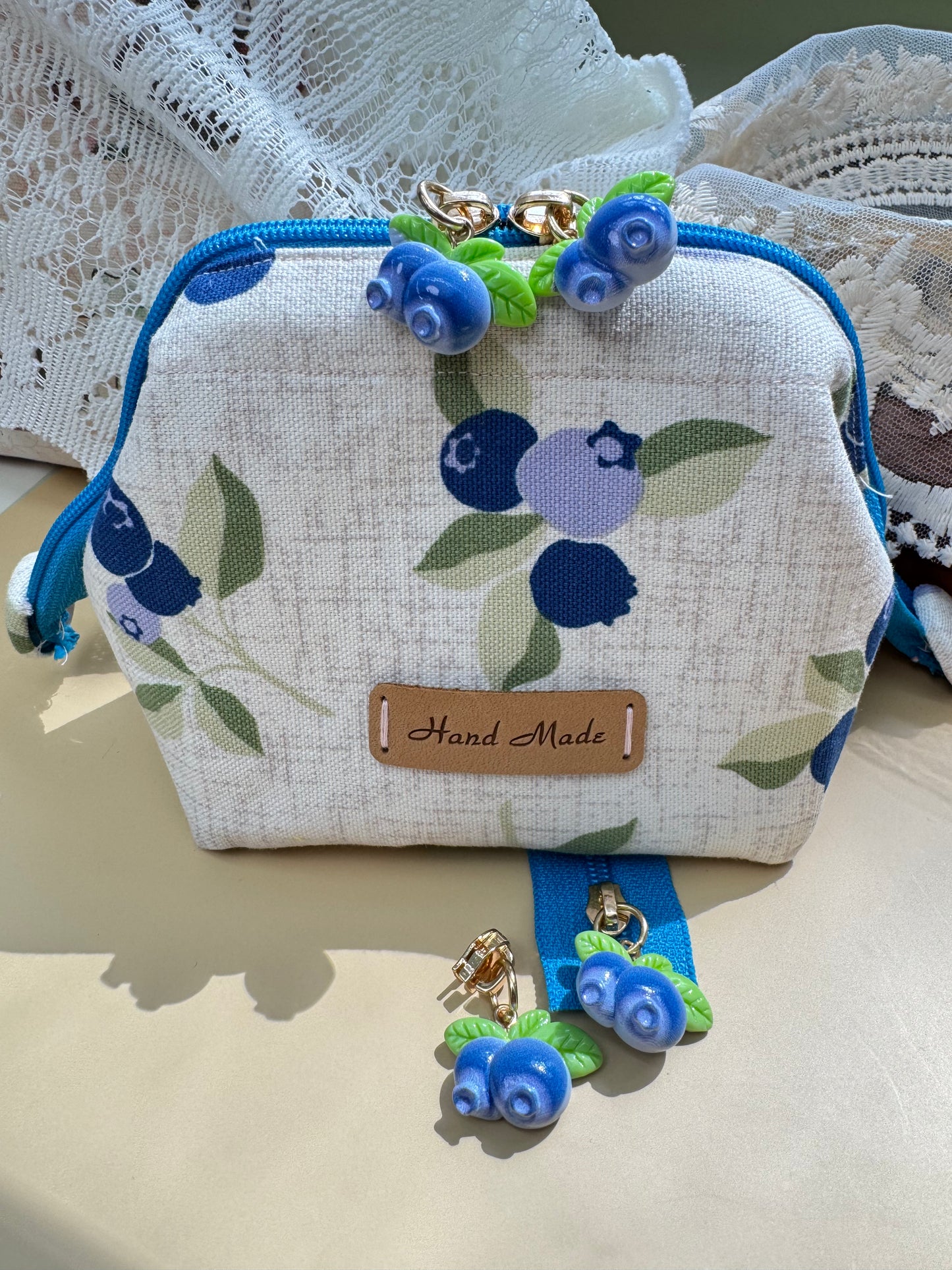 Blueberry Zipper Pulls