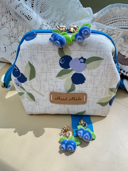 Blueberry Zipper Pulls