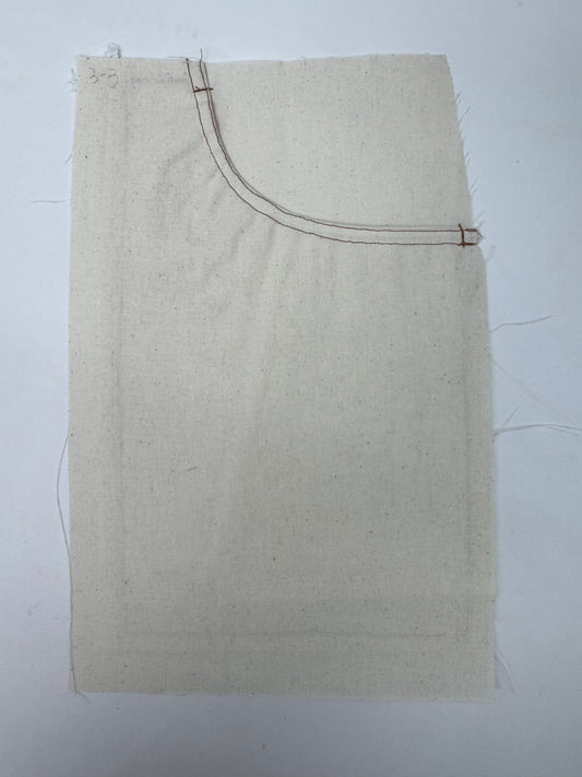 Curved Slant Pocket Learning Pattern