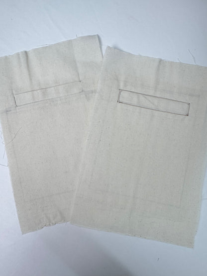 Single Welt Pocket Learning Pattern（2 types)