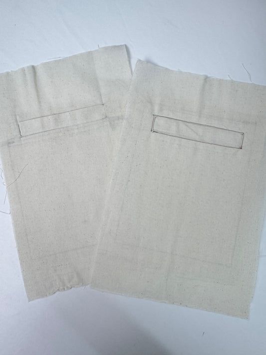 Single Welt Pocket Learning Pattern（2 types)