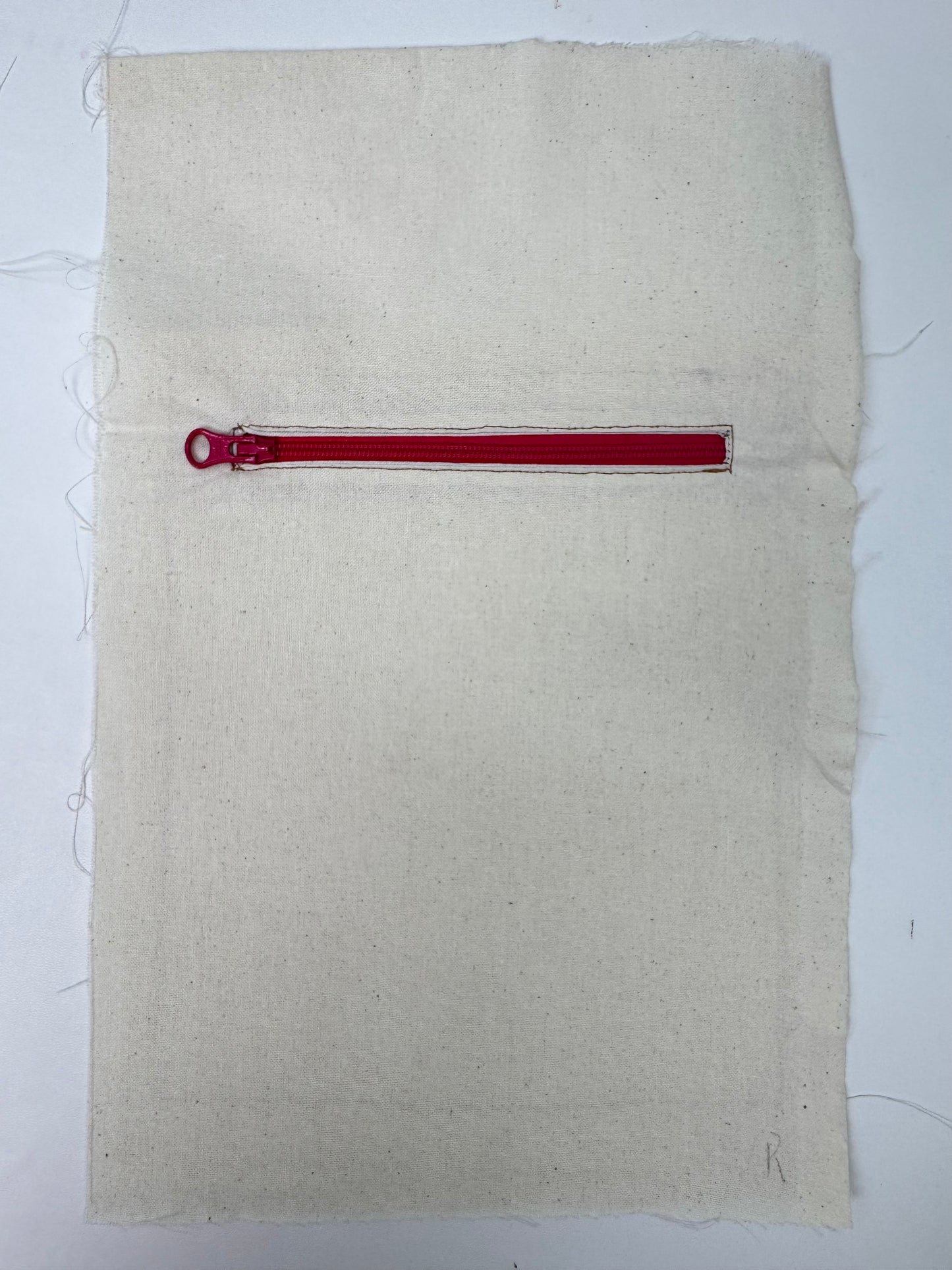 Zippered Pocket Learning Pattern