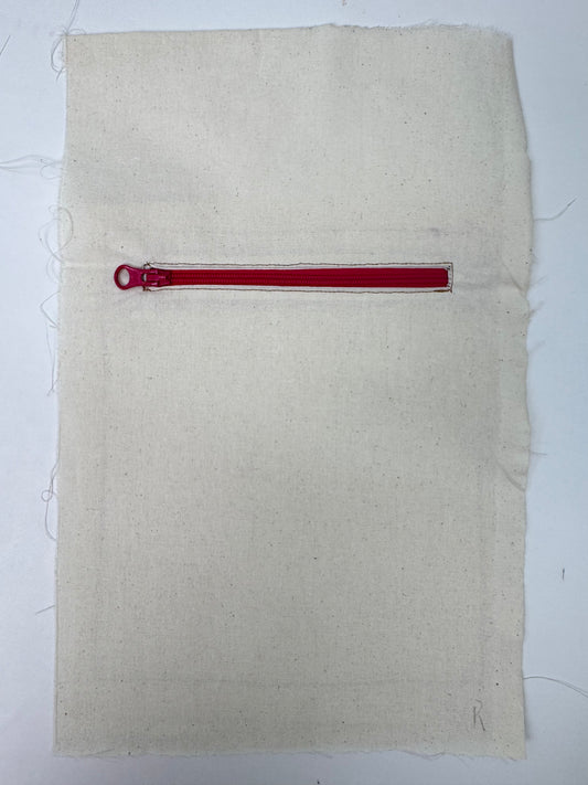 Zippered Pocket Learning Pattern