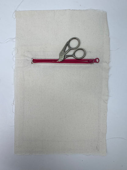 Zippered Pocket Learning Pattern
