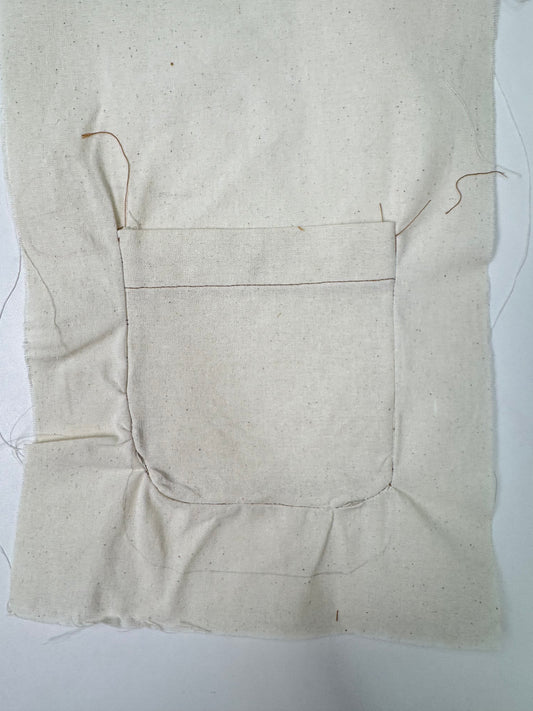 Invisibly Stitched Patch Pocket Learning Pattern