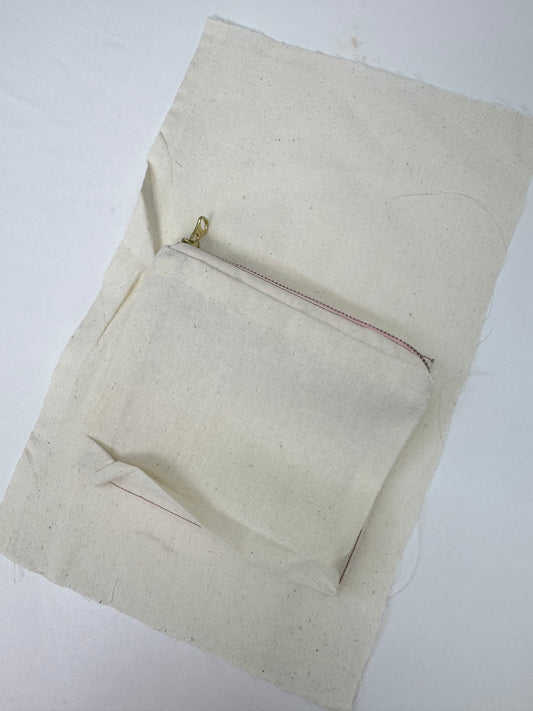Zippered Bellows Pocket Learning Pattern