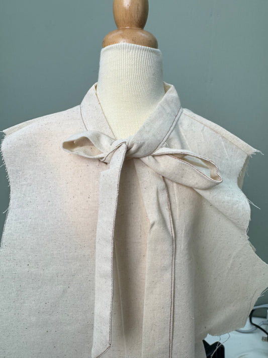 Tie Neckline Learning Pattern