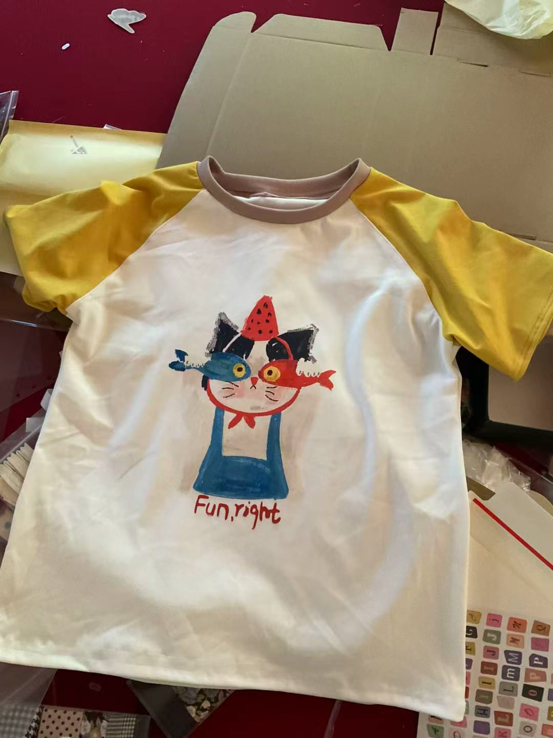 Girls' Raglan Sleeve T-Shirt