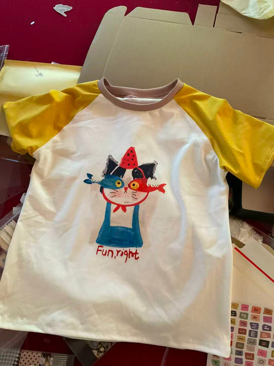 Girls' Raglan Sleeve T-Shirt