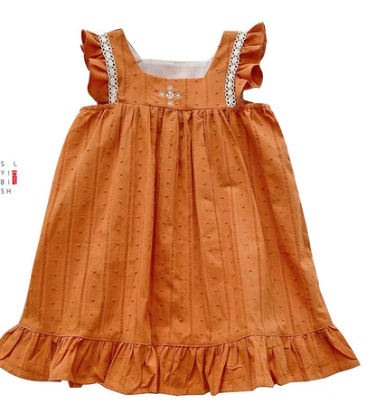Evan Flutter Sleeve Dress Pre-Cut Kraft Paper Pattern