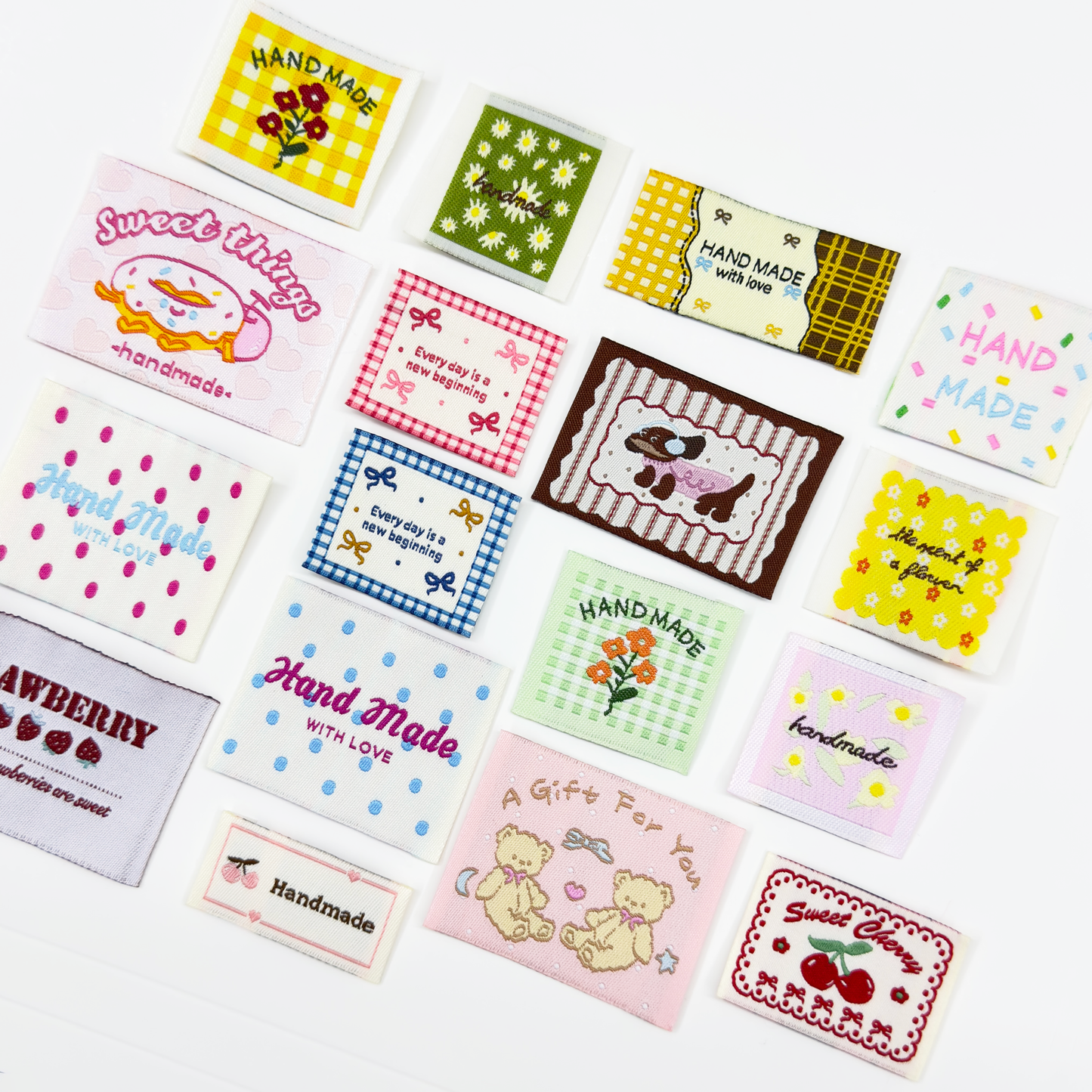 Scent of Flower Woven Labels