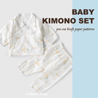 Baby 2 Piece Kimono Sewing Pattern