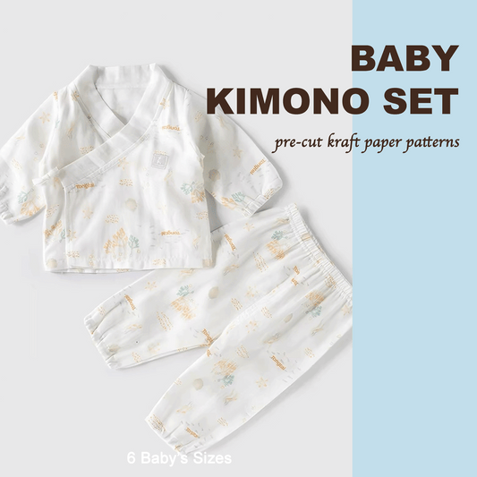 Baby 2 Piece Kimono Sewing Pattern