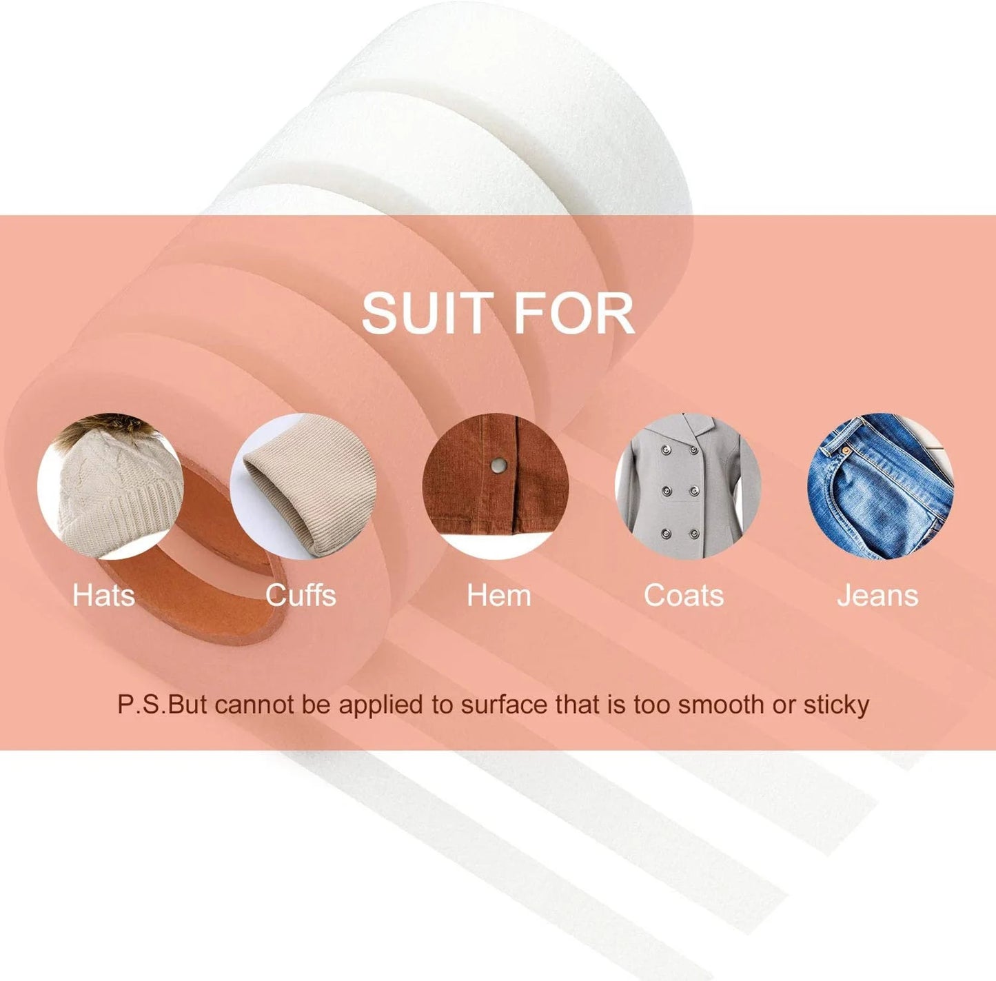 Iron On Melt Tape Fusible Interlining Adhesive Interfacing 70 Yards