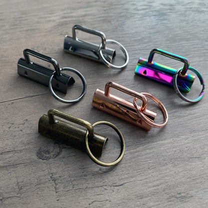 Key Fob Hardware with Key Rings Sets l 5PCS