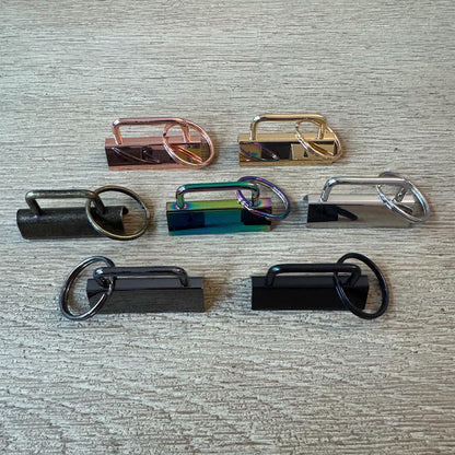 Key Fob Hardware with Key Rings Sets l 5PCS