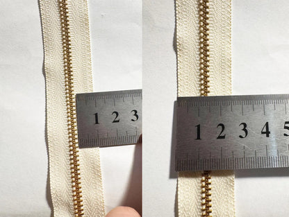 YKK Size 3 Brass Continuous Chain l By Yard