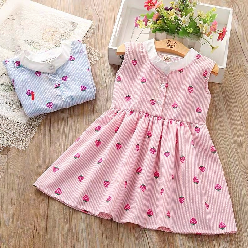 Girls Mock Neck Sleeveless Dress Sewing Pattern
