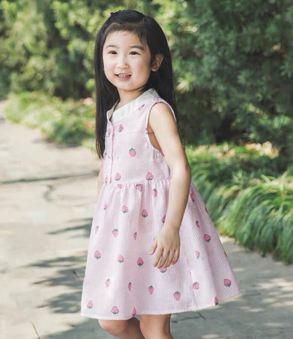Girls Mock Neck Sleeveless Dress DIY Kit