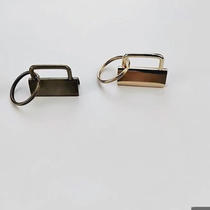 Key Fob Hardware with Key Rings Sets l 5PCS