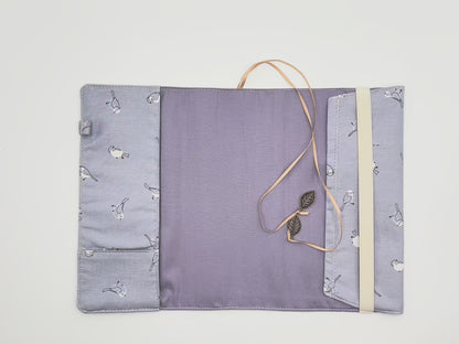Hello Bird Fabric Book Cover