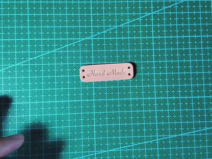 Genuine Leather Tags, Hand Made, 3 Colors