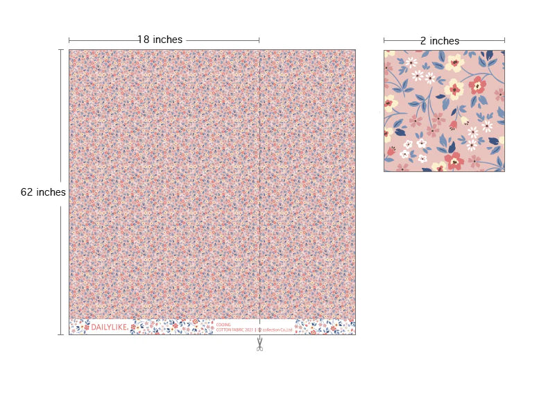 100% Cotton 30C Cooing 62" Wide